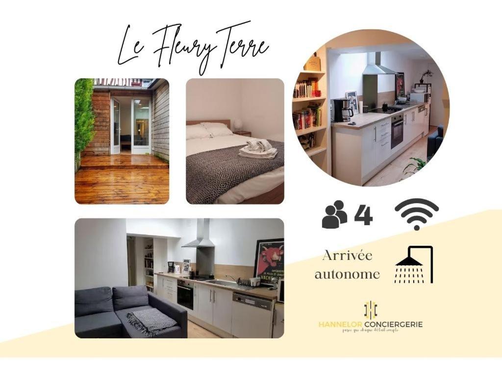 Fleuryterre - Grand 2 Pieces Avec Terrasse Apartman Deville-les-Rouen Kültér fotó